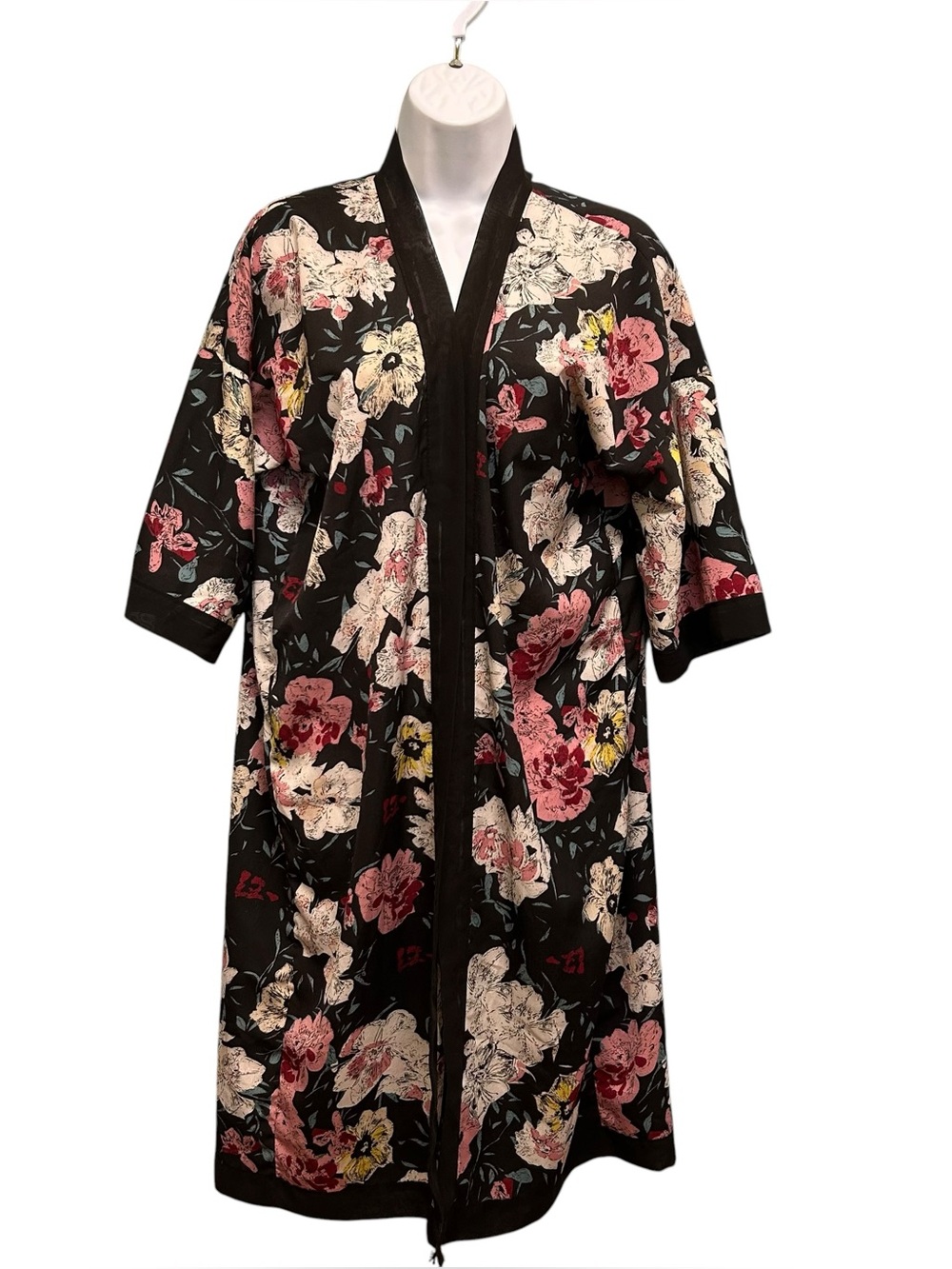 Summer & Rose Maria Floral Chiffon Kimono Size M